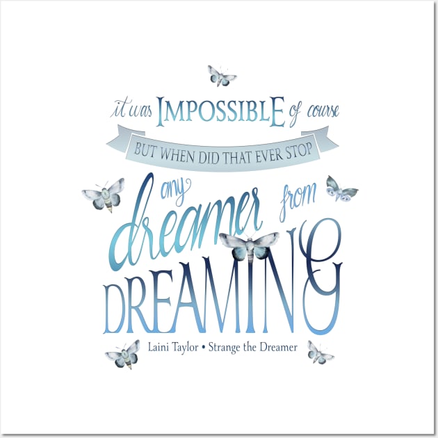 IT WAS IMPOSSIBLE OF COURSE Wall Art by Catarinabookdesigns